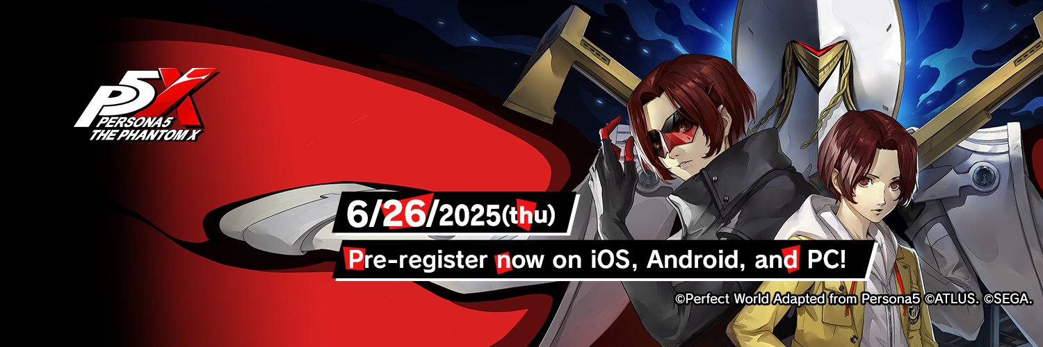 Persona 5: The Phantom X banner